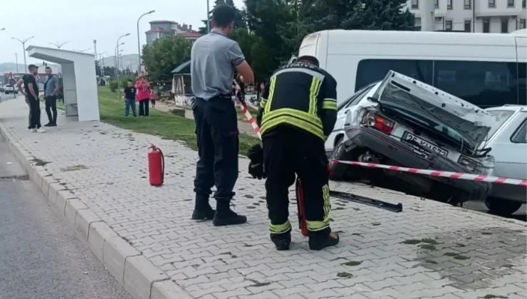 Tavşanlı’da trafik kazası: 1 kişi yaralandı